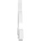 Ekena Millwork Ericson Architectural Grade PVC Gable Bracket, 48"W x 20"H x 2"D x 4"F, 10/12 Pitch GBP048X20X0204ERI00 - alternate 3